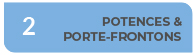 Potences PVC - Métal & porte-fronton