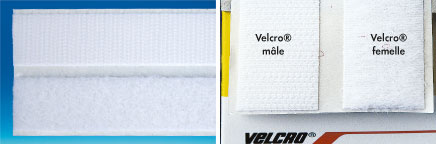 Velcro® mâle et femelle - Rouleau de 25m